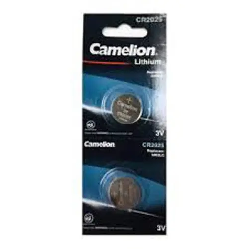 Cr2025-Cam Lithium Coin Cell Battery – 3V, High-Capacity Cr2025 (2-Pack) 1