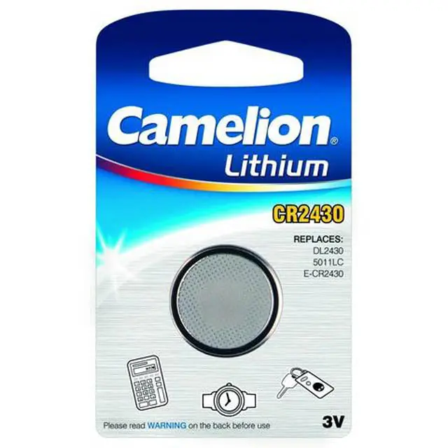 Cr2430 Lithium Coin Cell, 3V 1