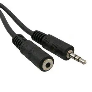 Cster-50Mf – 50-Foot Black 3.5Mm Stereo Extension Cable With 3.5Mm Jack-To-Jack Connection 1