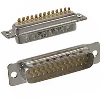 Db25 Male Solder-Tin Connector – D-Sub, Standard Pinout, Pack Of 10 1