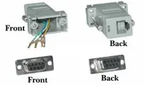 Db9 Female To Rj12 Adapter – 6-Pin Modular Converter 1