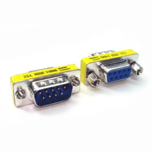 Db9 Male-To-Female Adapter – Low-Profile Gender Converter For Rs-232 1