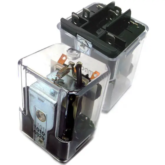Dc 48V Compact Relay – 1-Pole, 2-Throw, 5A Rating, 6-Pin Quick-Terminal Socket 1