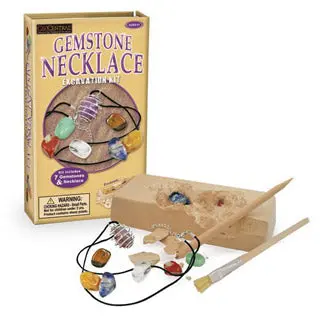 Dgcg Gemstone Dig Kit – Necklace-Making Excavation Activity For Kids 1