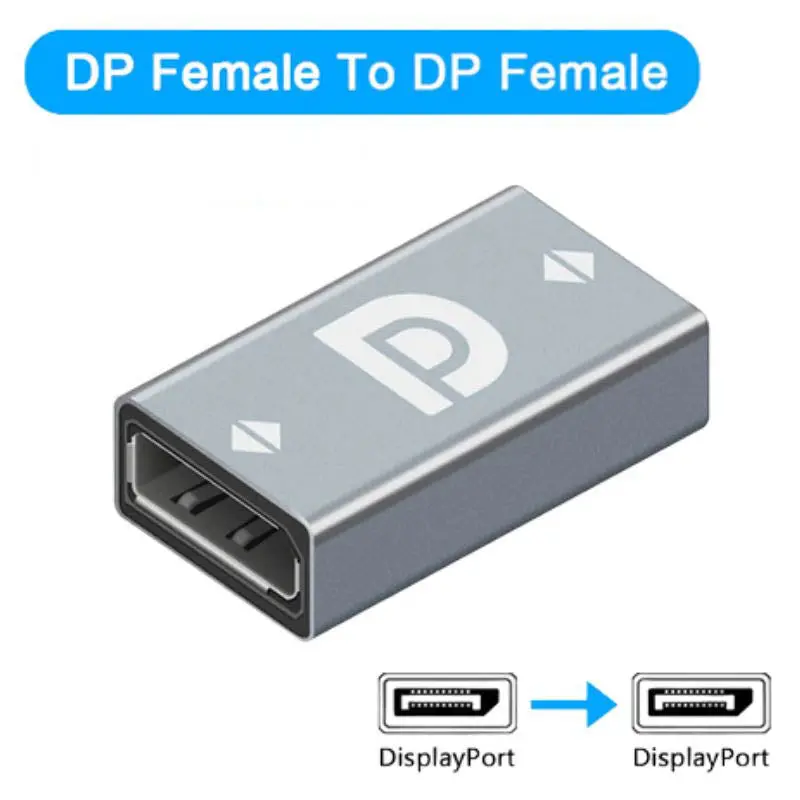 Displayport 1.4 Coupler – Female-To-Female, Supports 8K @ 60Hz 1