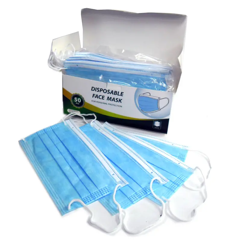 Disposable Ear-Loop Face Mask – 50-Count Pack 1