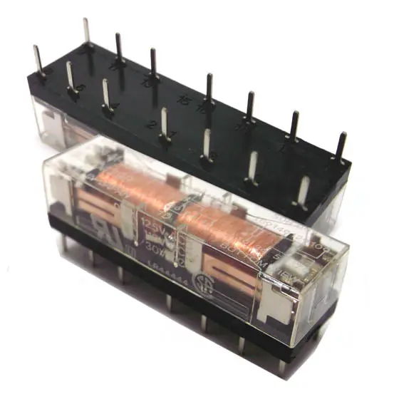 Ds4-M-Dc6V – 6V Dc 4Pdt Through-Hole Dip Relay, 0.6A/125Vac 1