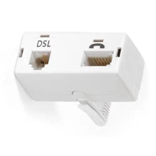 Dsl/Phone Line Filter With T-Connector – Xdsl Interference Suppressor For Modem Protection 1