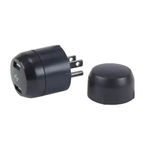 Dual-Output Usb Wall Charger – 5V/2.1A, 120Vac Input, Multi-Color Options 1