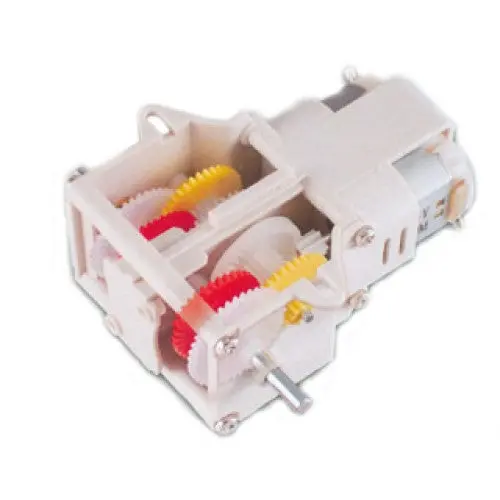 Dual-Speed Twin-Motor Gearbox Kit – 1:60 / 1:120 / 1:288 Ratios, 42–200 Rpm 1