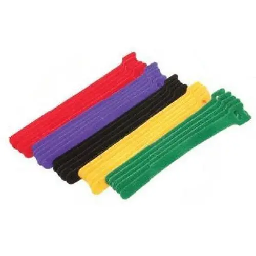 Elastic Hook-And-Loop Strips With Adhesive Backing (5 Pcs) 1