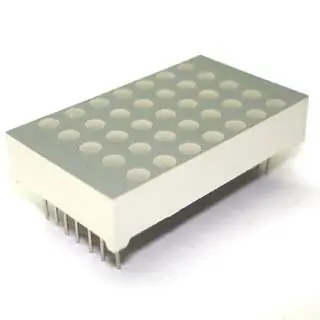 Elm1157Ae: Orange Dot Matrix Led Display – 30Mm, 7×5 Segment, Common Anode 1