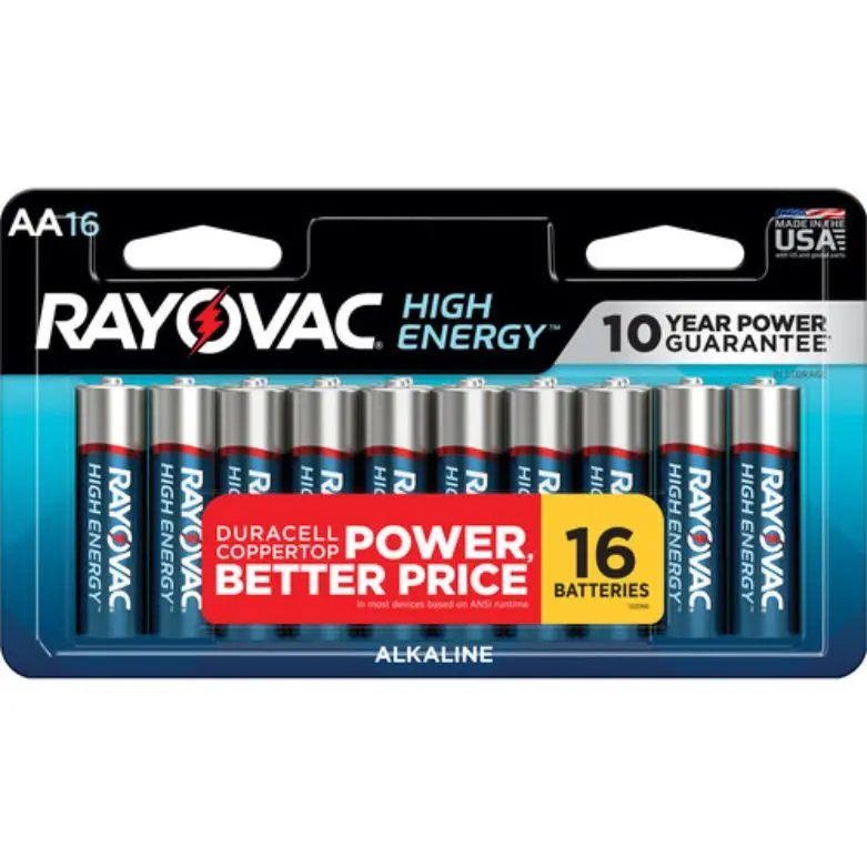 Energizer High-Energy Alkaline Aa Batteries – 1.5V, Pack Of 16 1