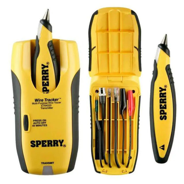 Et64220 5-In-1 Wire Tracer Kit — Supports Coax, Rj45, Rj11, Auto Fuse Blades & Insulated Clamps 1