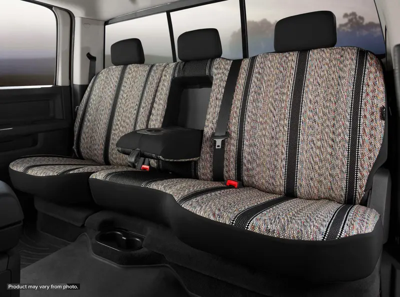 Fia Tr40 Series Saddleblanket Rear Seat Covers – Tr42-63 Black, Custom Fit For Jeep Wrangler 1