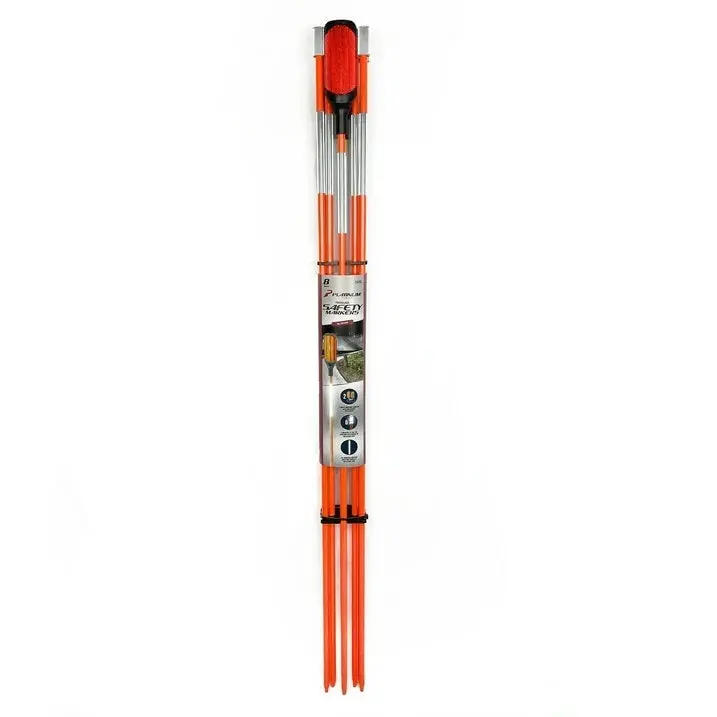 Fiberglass Safety Markers – 8-Piece Set, 46-Inch Tall 1