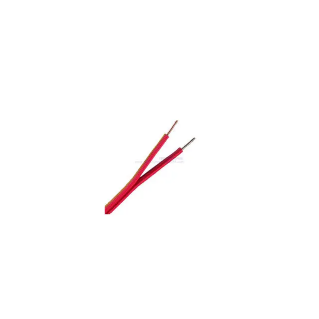 Fire Alarm Cable – 18/2 Solid Conductor, Fplr-Rated Riser, Red Jacket, 1000 Ft 1