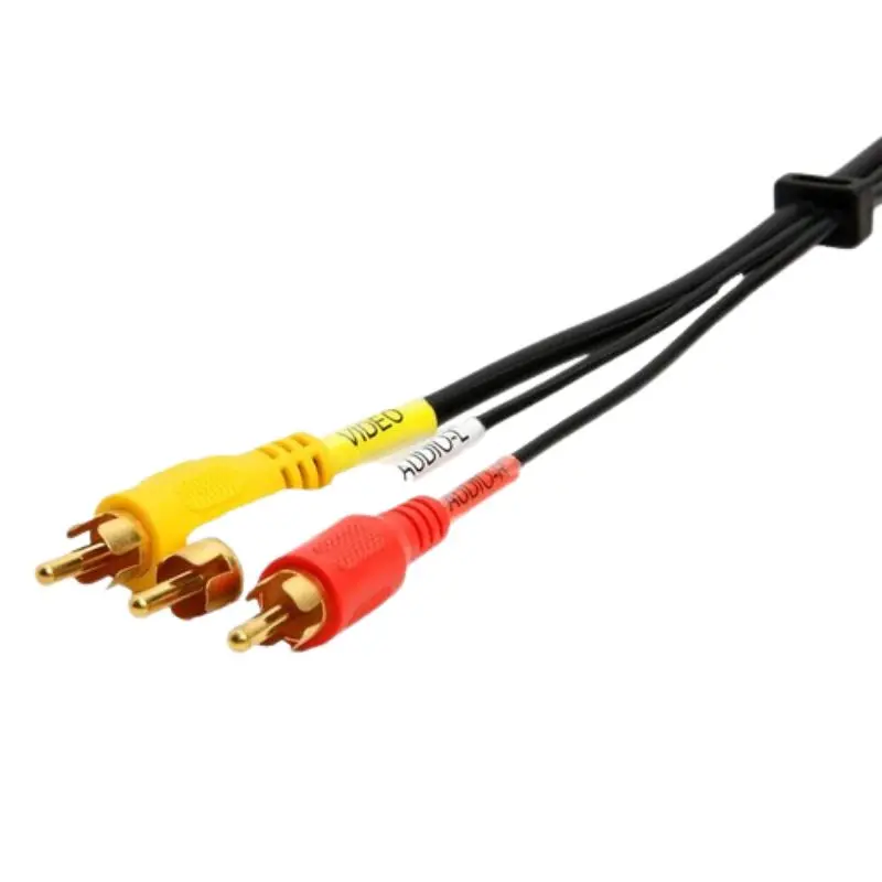 Gad-1612D – Gold-Plated Rca Male-To-Male Cable (3-Channel), 6 Feet 1