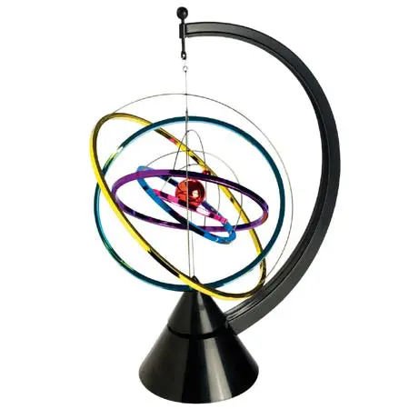 Galaxy Kinetic Sculpture — Rotating Cosmic Art Display 1