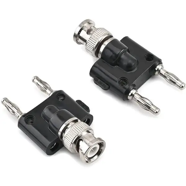 Gcd-102 Bnc-To-Dual-Banana Plug Adapter – Precision Test Lead Connector 1