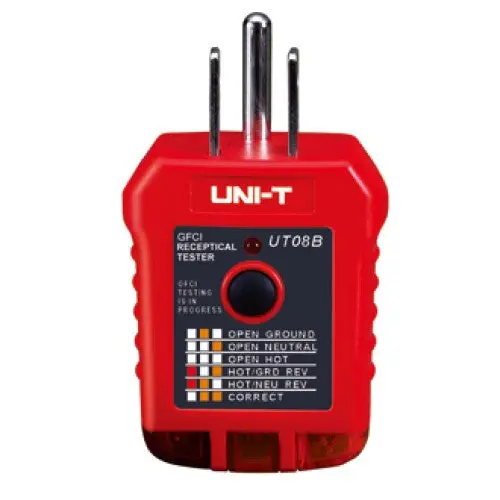 Gfci Receptacle Tester For Ground Fault Circuit Interrupters 1