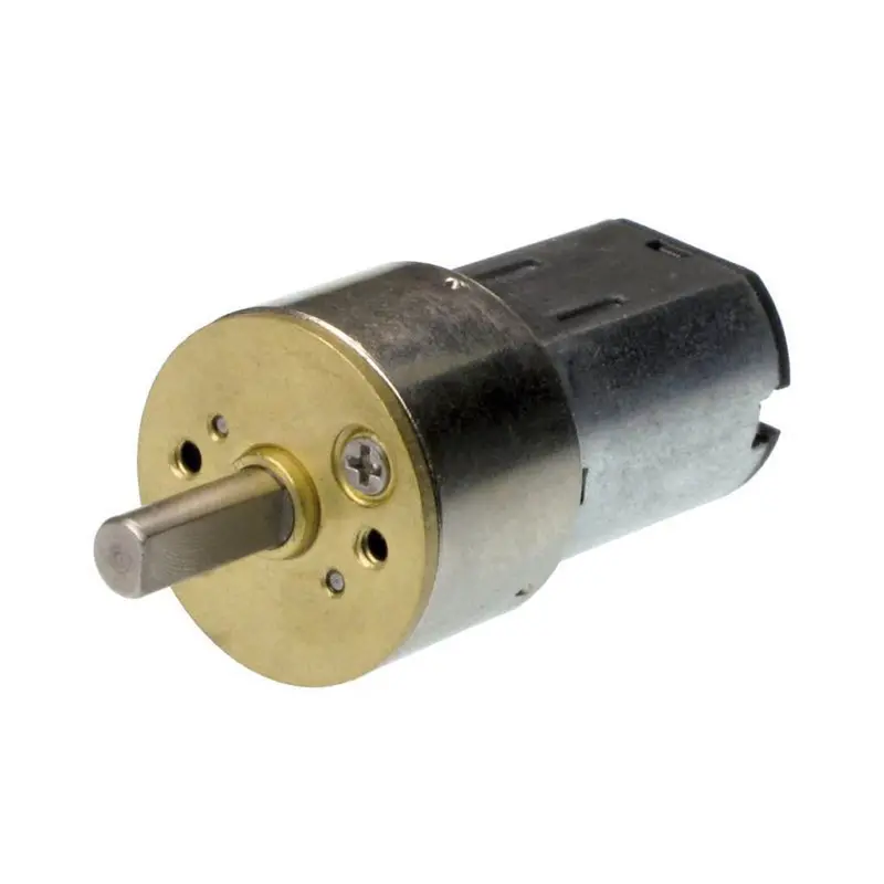 Gm20 Mini Metal Geared Dc Motor – 3V–6V, 120–240 Rpm, 100:1 Ratio 1