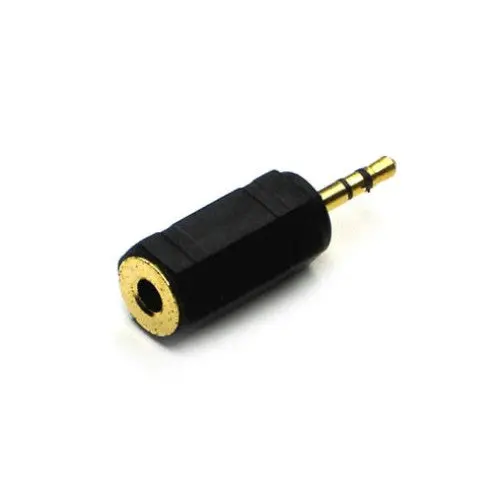 Gold-Plated 2.5Mm Stereo Plug To 3.5Mm Stereo Jack Adapter 1