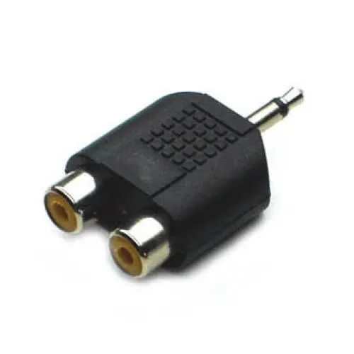 Gold-Plated 3.5Mm Mono Plug To Rca Jack Adapter 1