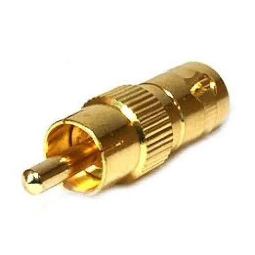 Gold-Plated Bnc-To-Rca Adapter For Enhanced Signal Integrity 1