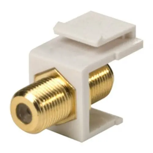 Gold-Plated Keystone Coupler – Jk-To-Jk Configuration For Modular Audio/Video Systems 1