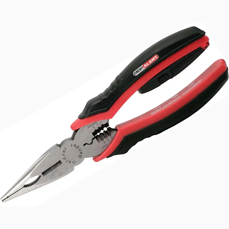 Gpt-80 Voltage-Sensing Circuit Alert Pliers — 8-Inch Long-Nose Design 1