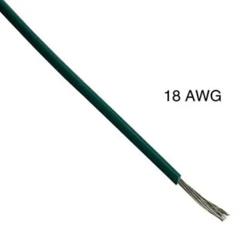 Green Stranded 18 Awg Thermoplastic Wire – 5000 Ft, Tc Rated, 300 V, 125°C, Indoor Use 1
