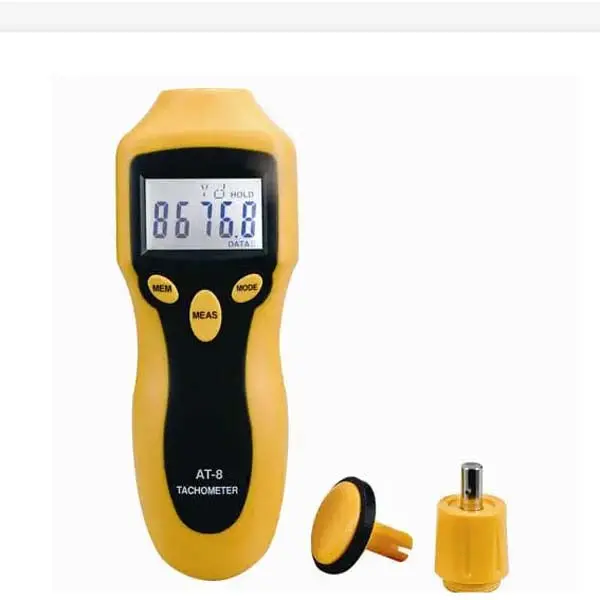 Handheld Digital Tachometer – Rpm Measurement From 1 To 99,999 With 1-Rpm Resolution 1