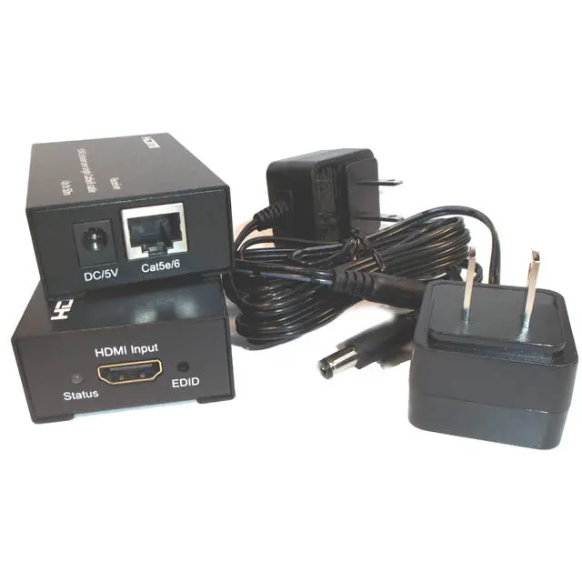 Hdmi Over Cat5E/Cat6 Extender Kit – Active Signal Boost, Up To 50 Meters 1