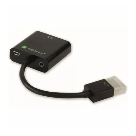 Hdmi To Vga Adapter With Audio Support – Active Conversion Cable 1