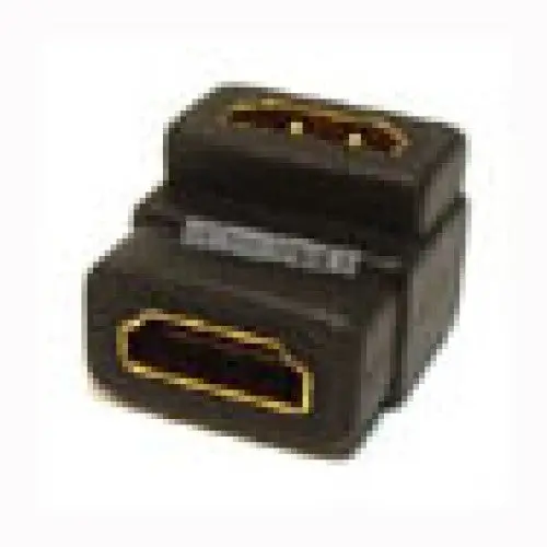 Hdmiff-90 Right-Angle Hdmi Female-To-Female Adapter – Space-Saving 90-Degree Bend 1