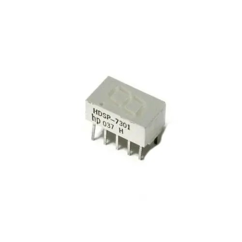 Hdsp-7301 7-Segment Led Display – Single-Digit, Red Common-Anode, 7.6 Mm Height 1