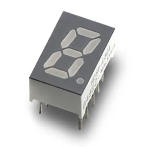 Hdsp-7303: Single-Digit Red 7-Segment Led Display – Common Cathode, 7.6Mm, 1.6V, 20Ma 1