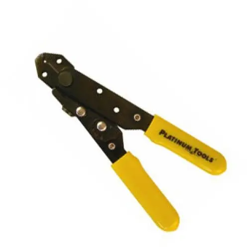 Heavy-Duty Wire Stripper And Cutter For 10–24 Awg Solid Or Stranded Wires With Locking Mechanism 1