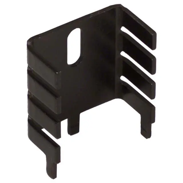 Hejm-2164-1 To-220 Transistor Heat Sink – 21 Mm × 26 Mm × 20 Mm Tall-Fin Profile 1