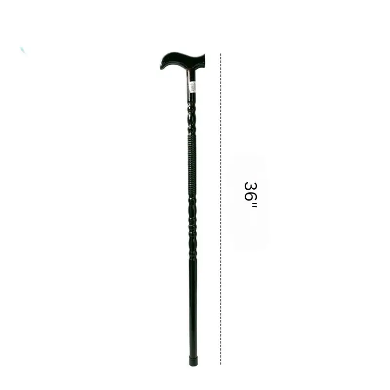 Hh-5153A – Ergonomic Wooden Walking Cane, 90 Cm Height Adjustable 1