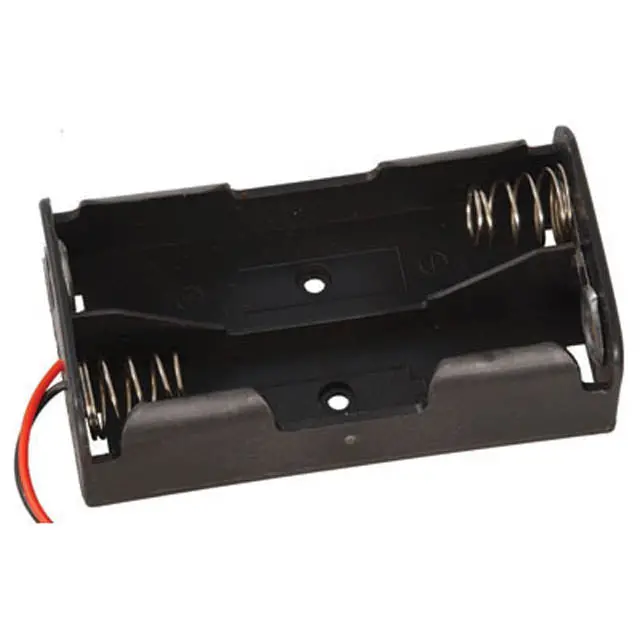 Hlr218650 – Dual-Slot 18650 Li-Ion Battery Holder – With Lead Wires 1