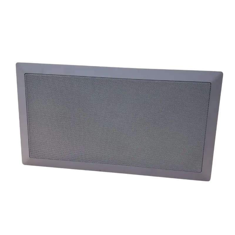 In-Wall 8-Ohm Rectangular Speaker – 80W, White Finish, 7 3/8" × 14 1/8" Cutout 1