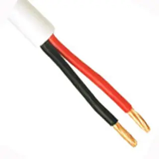 In-Wall Speaker Wire – 16 Awg, Dual-Conductor, Cmr-Rated, White Jacket, 500 Ft 1