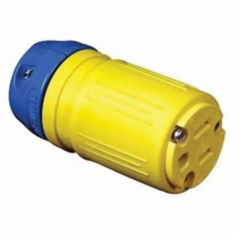 Inline Ac Power Socket – 3-Position, 15A, 125V, Industrial Grade 1
