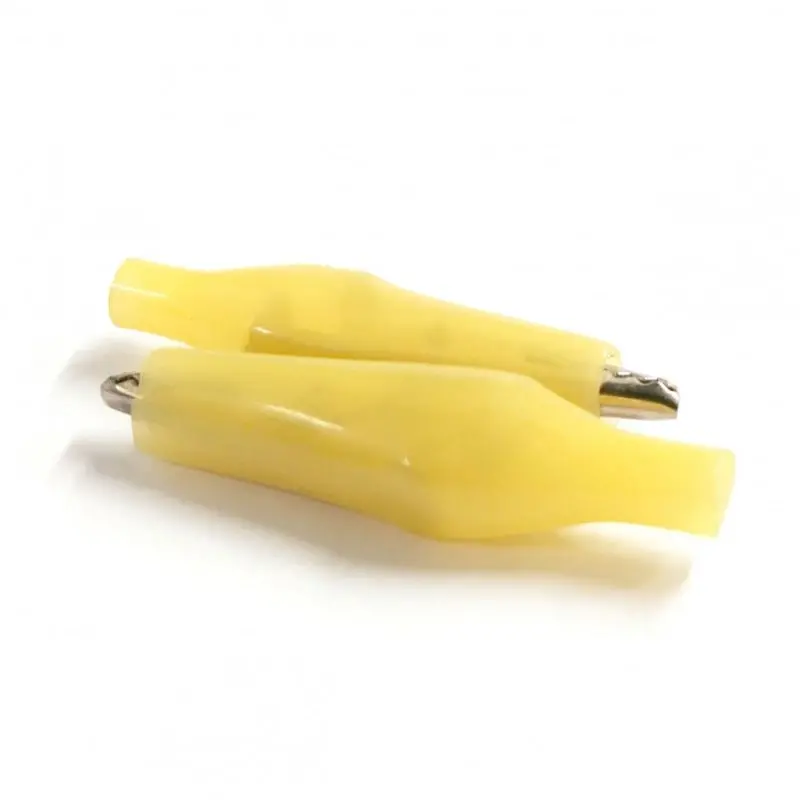 Instr-000004 – Small Yellow Alligator Clip With Insulated Boot 1
