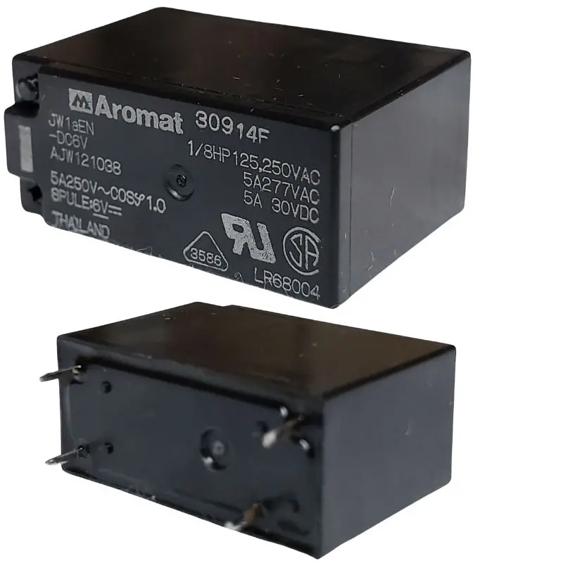 Jw1Aen-Dc6V – 6Vdc Pcb-Mount Relay, Single-Pole Single-Throw, 5A Rating, 4-Pin Layout 1