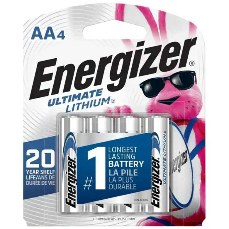 L91Sbp-4 Energizer Ultimate Lithium Aa Battery – 3V, 3500Mah, Extreme-Temperature Performance (4-Pack) 1