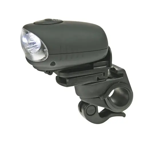 Led Dynamo Bicycle Headlight — Hand-Cranked Flashlight With Mounting Bracket 1
