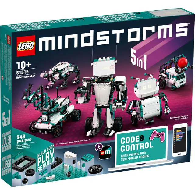 Lego Mindstorms Robot Inventor V3.9 – 5-In-1 Build Set (946 Pieces) 1